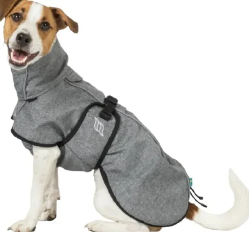 Bark koiran takki, 70-90 cm, Grey-Back on Track Fashion