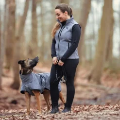 Bark koiran takki, 70-90 cm, Grey-Back on Track Fashion