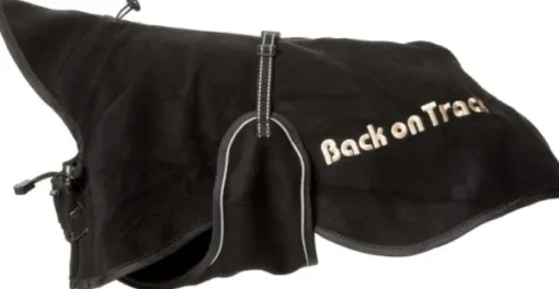 Back on Track koiran fleecetakki, musta 27-40 cm Sale