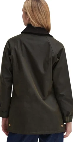 Acorn Wax Jacket naisten takki, Olive-Barbour Discount