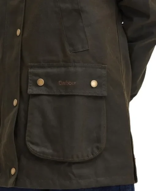 Acorn Wax Jacket naisten takki, Olive-Barbour Discount