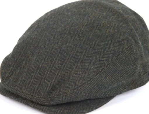 Barlow Flat Cap -lippalakki, Olive-Barbour Online