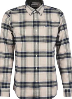 Barbour Betsom Tailored Fit puuvillapaita, Stone Marl Best