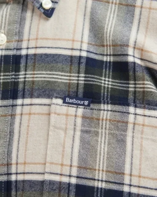 Barbour Betsom Tailored Fit puuvillapaita, Stone Marl Best