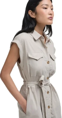 Barbour Birdie Maxi Dress mekko, Light Sand Outlet