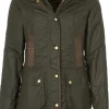 Bower Wax Jacket naisten vahatakki, oliivi-Barbour Best