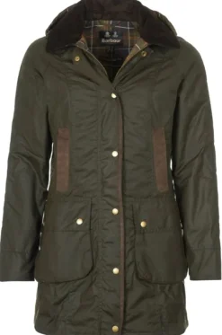 Bower Wax Jacket naisten vahatakki, oliivi-Barbour Best