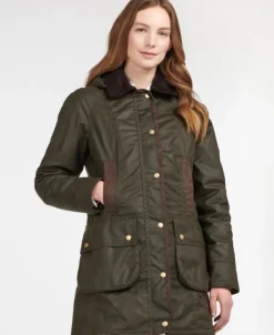 Bower Wax Jacket naisten vahatakki, oliivi-Barbour Best