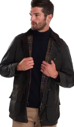 Barbour Bristol Wax Jacket Olive Hot