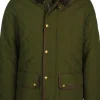 Barbour Burton Quilt ulkoilutakki, tummanvihreä Outlet