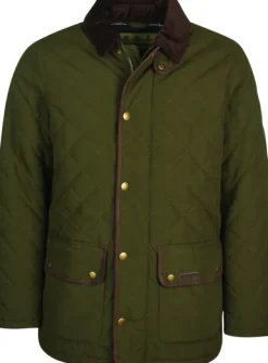 Barbour Burton Quilt ulkoilutakki, tummanvihreä Outlet