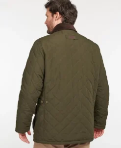 Barbour Burton Quilt ulkoilutakki, tummanvihreä Outlet