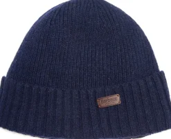 Barbour Carlton Beanie pipo, tummansininen Online