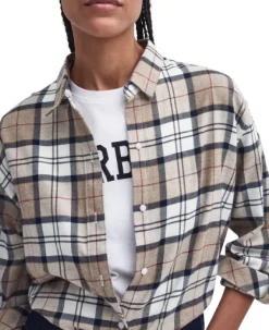 Elishaw Shirt naisten paita, Russet Brown-Barbour Best