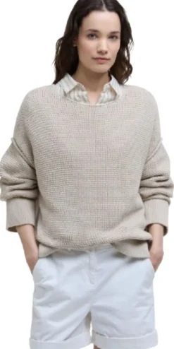 Barbour Emmie Knitted Jumper naisten paita, Light Sand Outlet