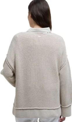 Barbour Emmie Knitted Jumper naisten paita, Light Sand Outlet