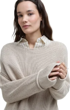 Barbour Emmie Knitted Jumper naisten paita, Light Sand Outlet