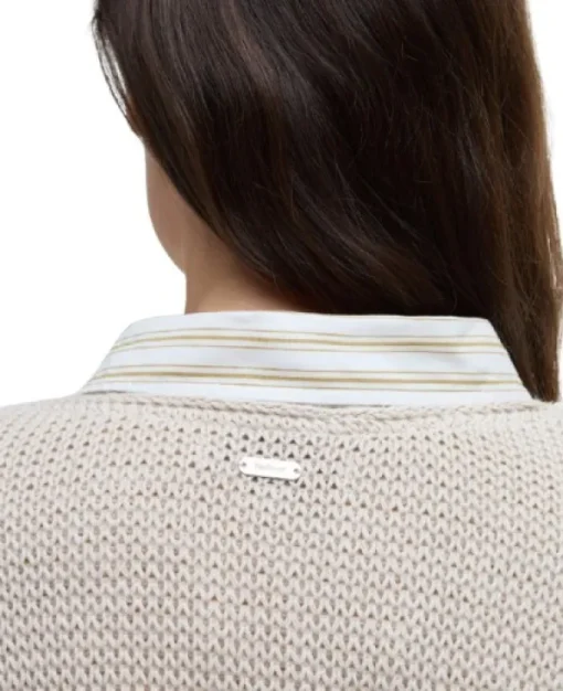 Barbour Emmie Knitted Jumper naisten paita, Light Sand Outlet