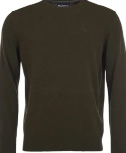 Essential Lambswool Crew Neck lampaanvillapaita, Seaweed-Barbour Fashion