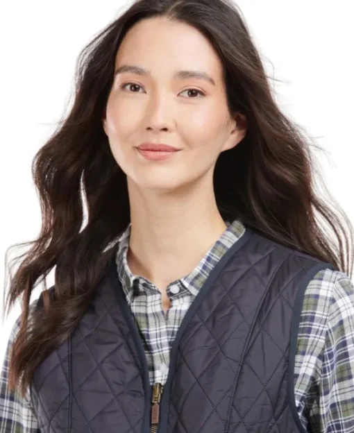 Barbour Fleece Betty -naisten liivi, Navy Online
