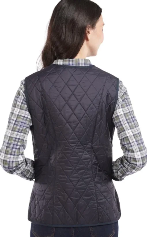 Barbour Fleece Betty -naisten liivi, Navy Online