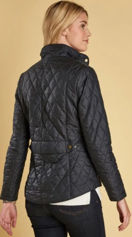 Flyweight Cavalry Quilt naisten tikkitakki, tummansininen-Barbour Discount