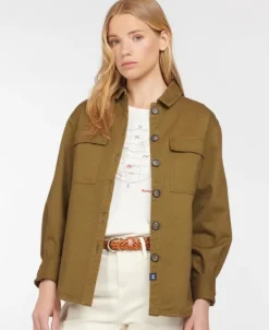 Hartley Overshirt -naisten päällyskauluspaita, Nori Green-Barbour Discount