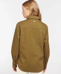 Hartley Overshirt -naisten päällyskauluspaita, Nori Green-Barbour Discount