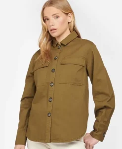 Hartley Overshirt -naisten päällyskauluspaita, Nori Green-Barbour Discount