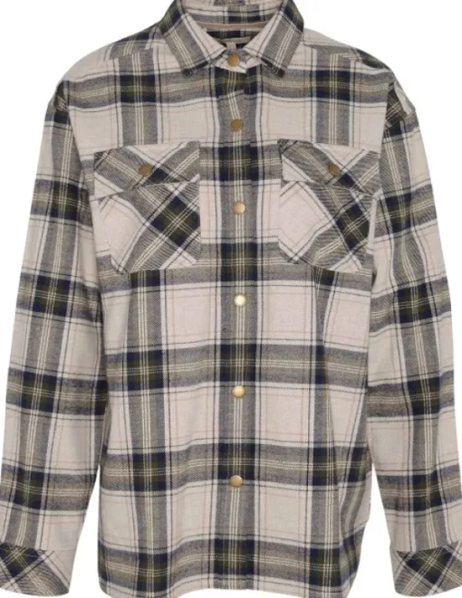 Highfield Check naisten paita, Sand-Barbour Sale