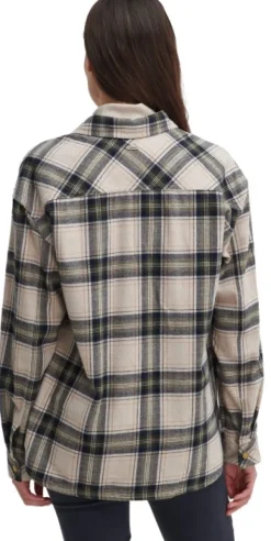 Highfield Check naisten paita, Sand-Barbour Sale