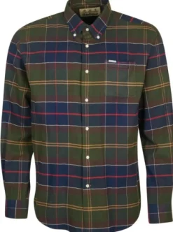 Hogside Tartan Regular Fit Shirt puuvillapaita, Classic Tartan-Barbour Outlet