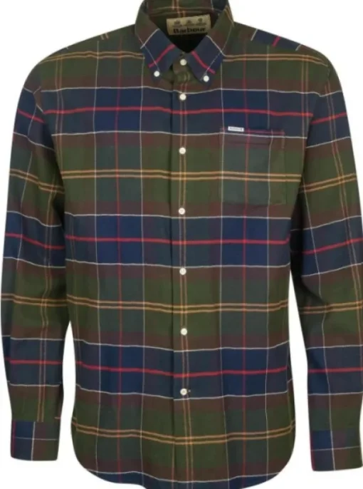 Hogside Tartan Regular Fit Shirt puuvillapaita, Classic Tartan-Barbour Outlet