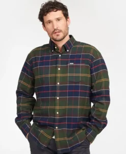 Hogside Tartan Regular Fit Shirt puuvillapaita, Classic Tartan-Barbour Outlet