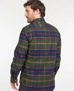 Hogside Tartan Regular Fit Shirt puuvillapaita, Classic Tartan-Barbour Outlet
