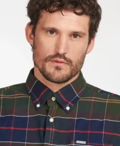 Hogside Tartan Regular Fit Shirt puuvillapaita, Classic Tartan-Barbour Outlet