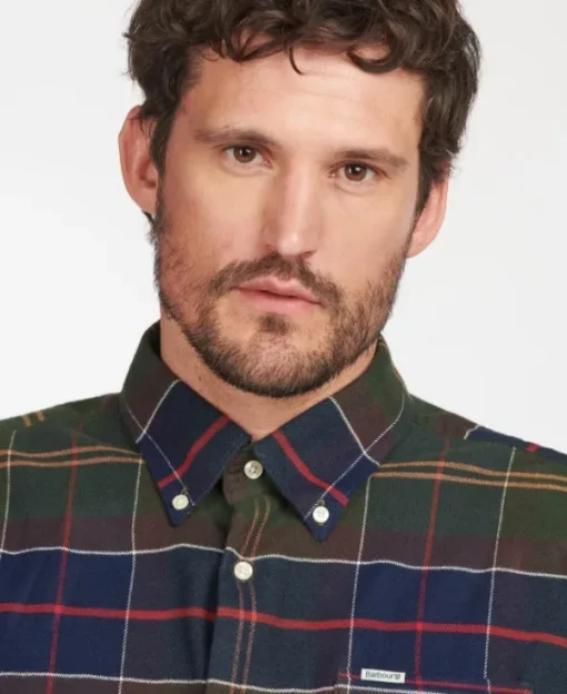 Hogside Tartan Regular Fit Shirt puuvillapaita, Classic Tartan-Barbour Outlet