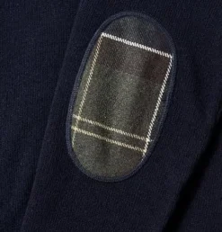 Holden Half Zip miesten villapaita, tummansininen-Barbour Clearance