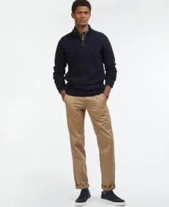 Holden Half Zip miesten villapaita, tummansininen-Barbour Clearance