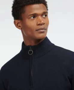 Holden Half Zip miesten villapaita, tummansininen-Barbour Clearance