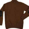 Barbour Holden Half Zip villapaita, Bracken Fashion