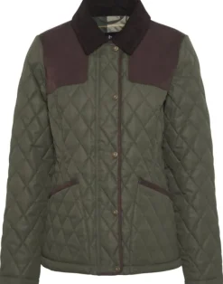 Keeper Wear Quilt naisten takki, Olive-Barbour Discount