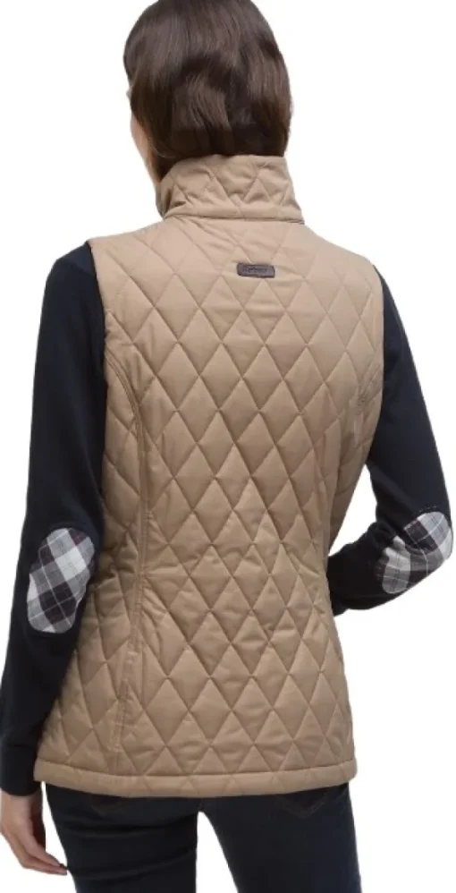 Keeper Wear Quilted Gilet naisten ampumaliivi, Military Brown-Barbour Hot