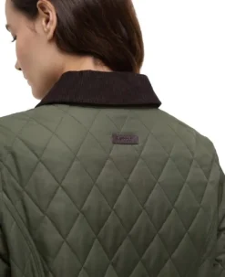 Keeper Wear Quilt naisten takki, Olive-Barbour Discount