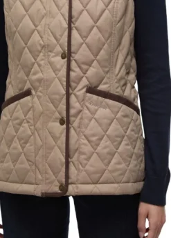 Keeper Wear Quilted Gilet naisten ampumaliivi, Military Brown-Barbour Hot