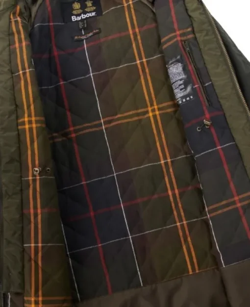 Long Cannich Wax Jacket naisten vahatakki, Olive/Classic-Barbour Discount