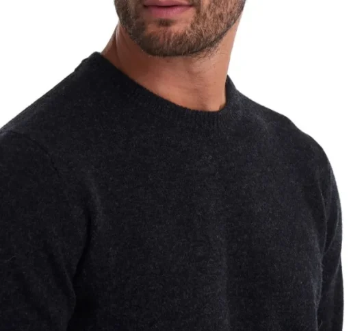 Miesten Patch Crew Grey-Barbour Outlet