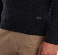 Miesten Patch Crew Grey-Barbour Outlet