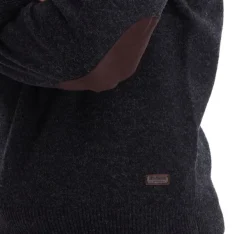 Miesten Patch Crew Grey-Barbour Outlet