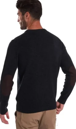 Miesten Patch Crew Grey-Barbour Outlet